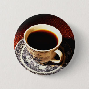 Badge Rond 5 Cm Tasse de café