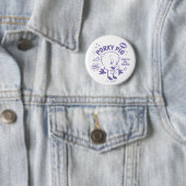 Badge Rond 5 Cm Tasty Retro Porky Pig (En situation)