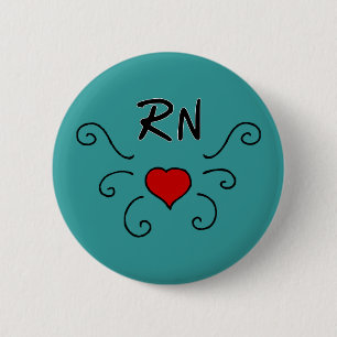 Badge Rond 5 Cm Tatouage d'amour de RN