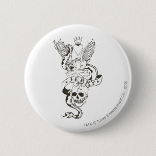 Badge Rond 5 Cm Tatouage tordu Jerry 1