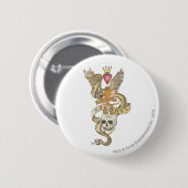 Badge Rond 5 Cm tatouage tordu Jerry 2 (Devant & derrière)