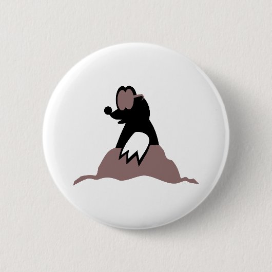 Badge Rond 5 Cm Taupe (Devant)