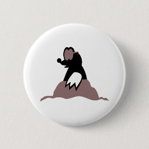 Badge Rond 5 Cm Taupe