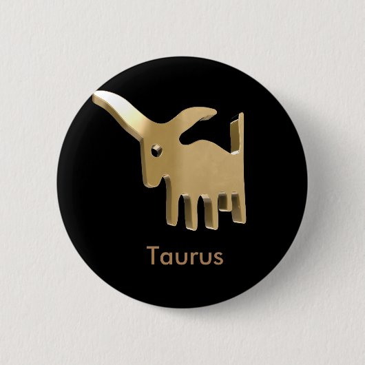 Badge Rond 5 Cm Taureau, Toro (Devant)