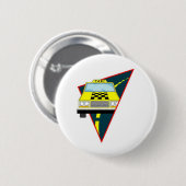 Badge Rond 5 Cm Taxi (Devant & derrière)