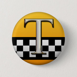 BADGE ROND 5 CM TAXI