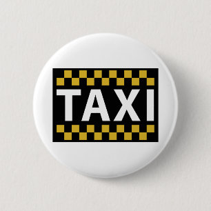 Badge Rond 5 Cm Taxi