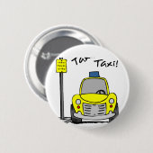 Badge Rond 5 Cm Taxi de NYC (Devant & derrière)