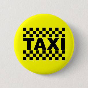 Badge Rond 5 Cm Taxis Taxi Location De Cabines
