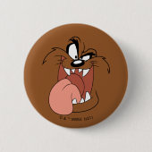 Badge Rond 5 Cm TAZ™ Crazy Smile (Devant)