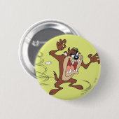 Badge Rond 5 Cm TAZ™ posant 10 (Devant & derrière)