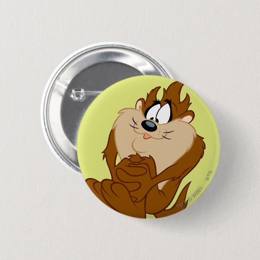 Badge Rond 5 Cm TAZ™ pose 4 (Devant & derrière)