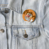 Badge Rond 5 Cm TAZ™ Tourbillon Tornade (En situation)