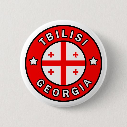Badge Rond 5 Cm Tbilissi Géorgie (Devant)