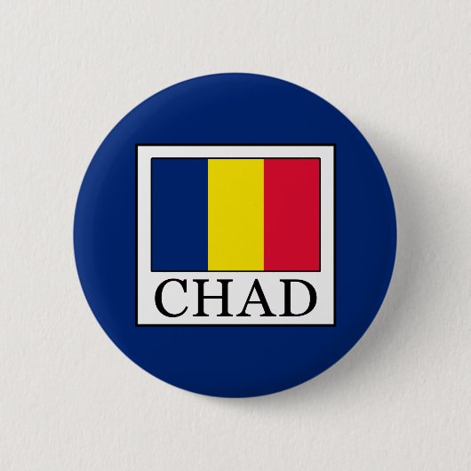 Badge Rond 5 Cm Tchad (Devant)