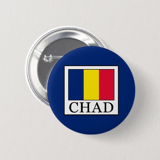 Badge Rond 5 Cm Tchad (Devant & derrière)