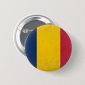 Badge Rond 5 Cm Tchad (Devant & derrière)
