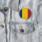 Badge Rond 5 Cm Tchad (En situation)