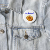 Badge Rond 5 Cm "Tchèque je !" goupille (En situation)