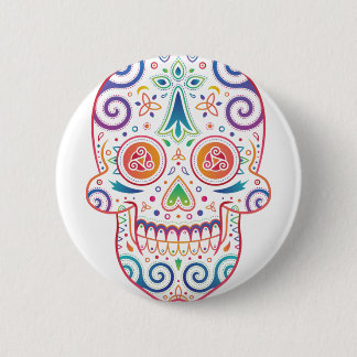 Badge Rond 5 Cm tête_mort_celtique