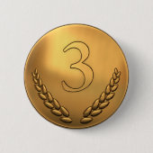 Badge Rond 5 Cm Teacher's Bronze 3rd Place Award (Devant)