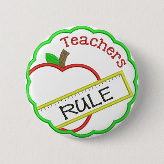 Badge Rond 5 Cm Teachers Rule