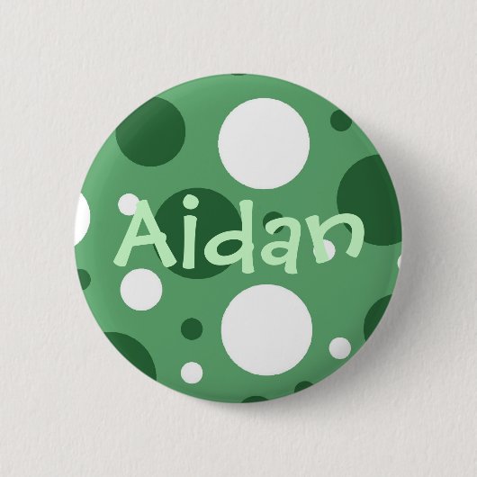 Badge Rond 5 Cm Teal pétillant (Devant)