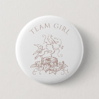 Team Baby Girl Elegant Bird Nest Genre Revela