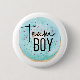 Badge Rond 5 Cm Team Boy Donut Theme Genre Reveillez Pin