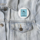 Badge Rond 5 Cm Technetium-99m (En situation)