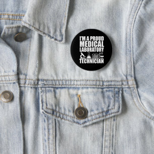 Badge Rond 5 Cm Technicien de laboratoire Médicale