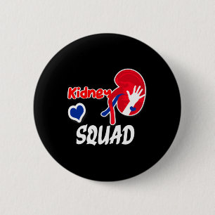 Badge Rond 5 Cm Technicien en dialyse des infirmières en néphrolog