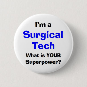 Badge Rond 5 Cm technologie chirurgicale