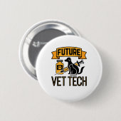 Badge Rond 5 Cm Technologie Vet Future (Devant & derrière)