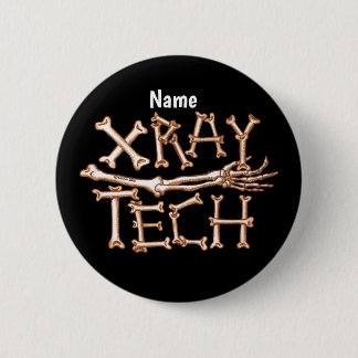 Badge Rond 5 Cm Technologie X-Ray