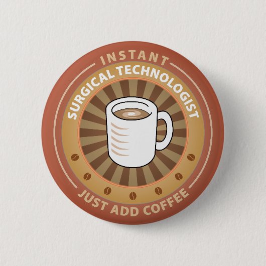 Badge Rond 5 Cm Technologue chirurgical instantané (Devant)