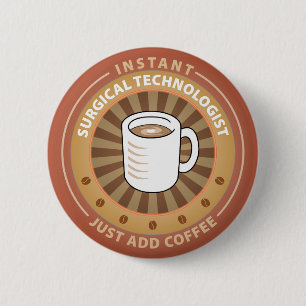 Badge Rond 5 Cm Technologue chirurgical instantané