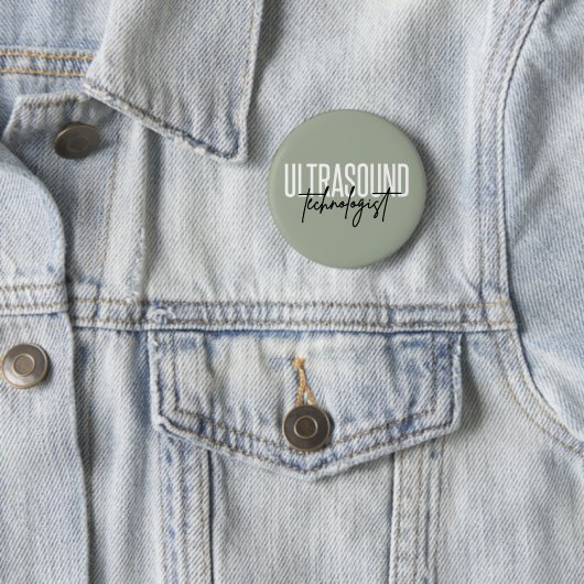 Badge Rond 5 Cm Technologue d'Ultrasound | Cadeaux techniques ultr (En situation)