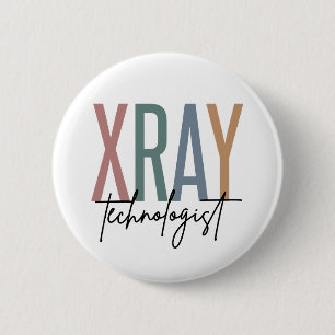 Badge Rond 5 Cm Technologue en radiographie de Xray Tech Cadeaux m