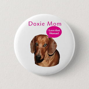 Badge Rond 5 Cm Teckel - conceptions astucieuses originales de