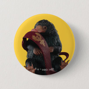 Badge Rond 5 Cm Teddy Avec Cravate Graphique