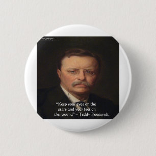 Badge Rond 5 Cm Teddy Roosevelt