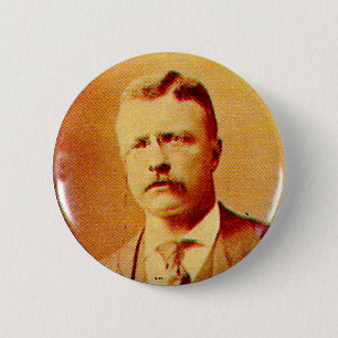 Badge Rond 5 Cm Teddy Roosevelt - bouton