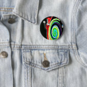 Badge Rond 5 Cm TedTheSnail (En situation)