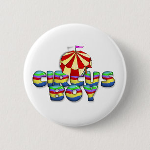 Badge Rond 5 Cm TEE Circus Boy