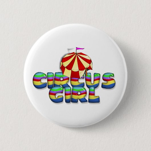 Badge Rond 5 Cm TEE Circus Girl (Devant)