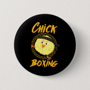 Badge Rond 5 Cm Tee de kickboxing pour femmes compétitrices