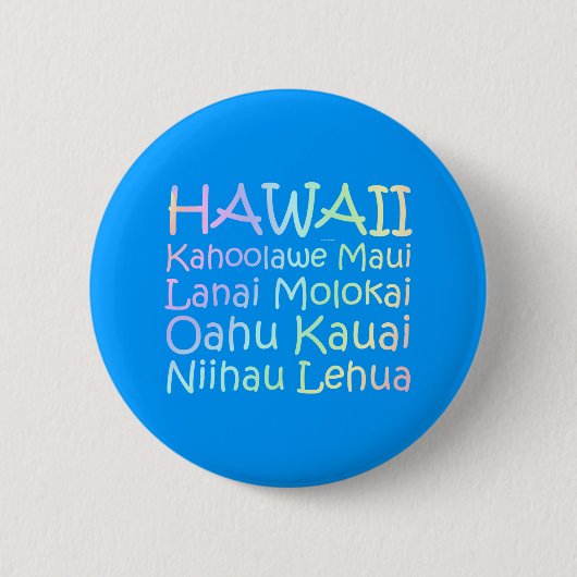 Badge Rond 5 Cm TEE Hawaii (Devant)