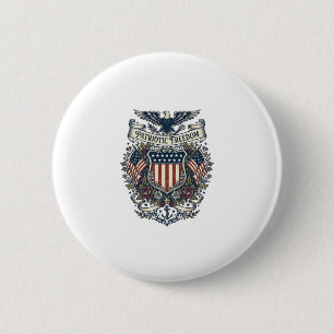 Badge Rond 5 Cm Tee-shirt graphique vectoriel d'Amérique Cottageco