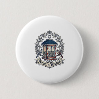 Badge Rond 5 Cm Tee-shirt graphique vectoriel de mangeoire à oisea
